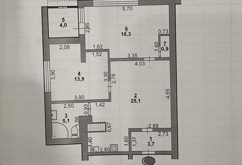 Продаж 3х квартири ЖК Лермонтова, 8/14